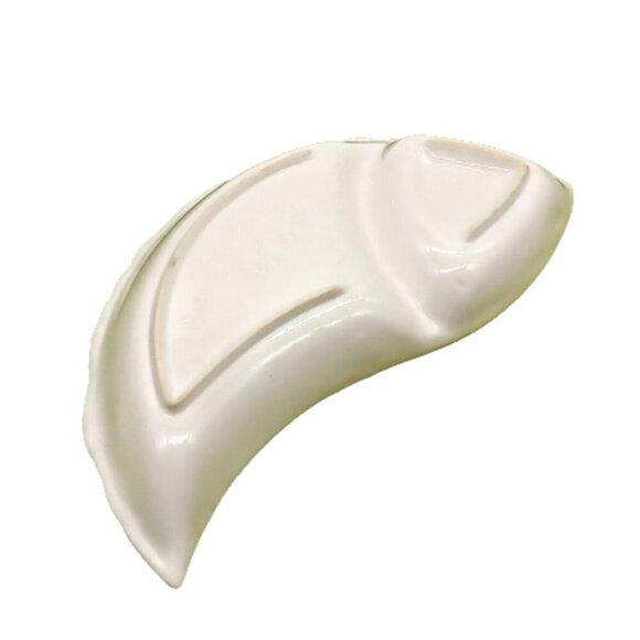 Vintage Belmar of CA White Ceramic Divided Dish - Picture 3 of 4